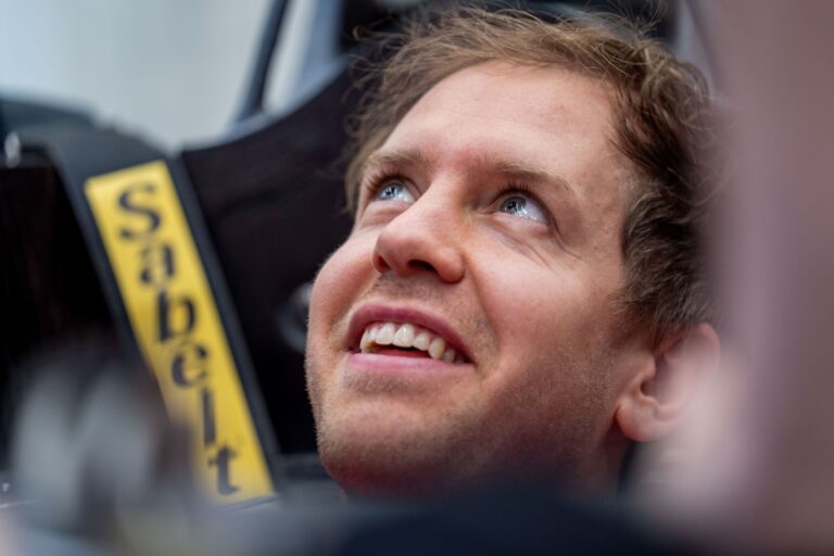 Sebastian Vettel, Ferrari, racingline