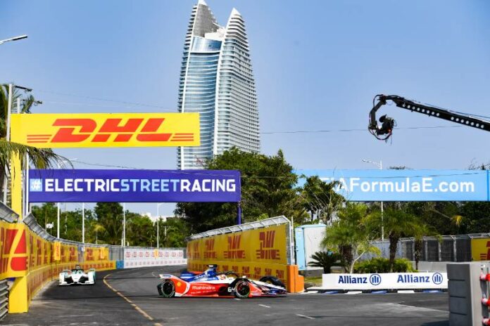 Formula E, racingline