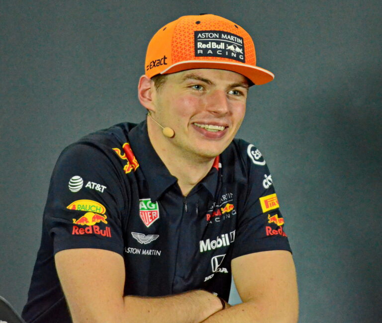 Verstappen, racingline