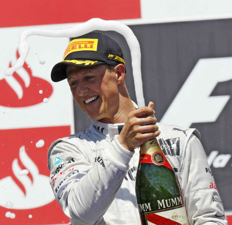 Schumacher, racingline