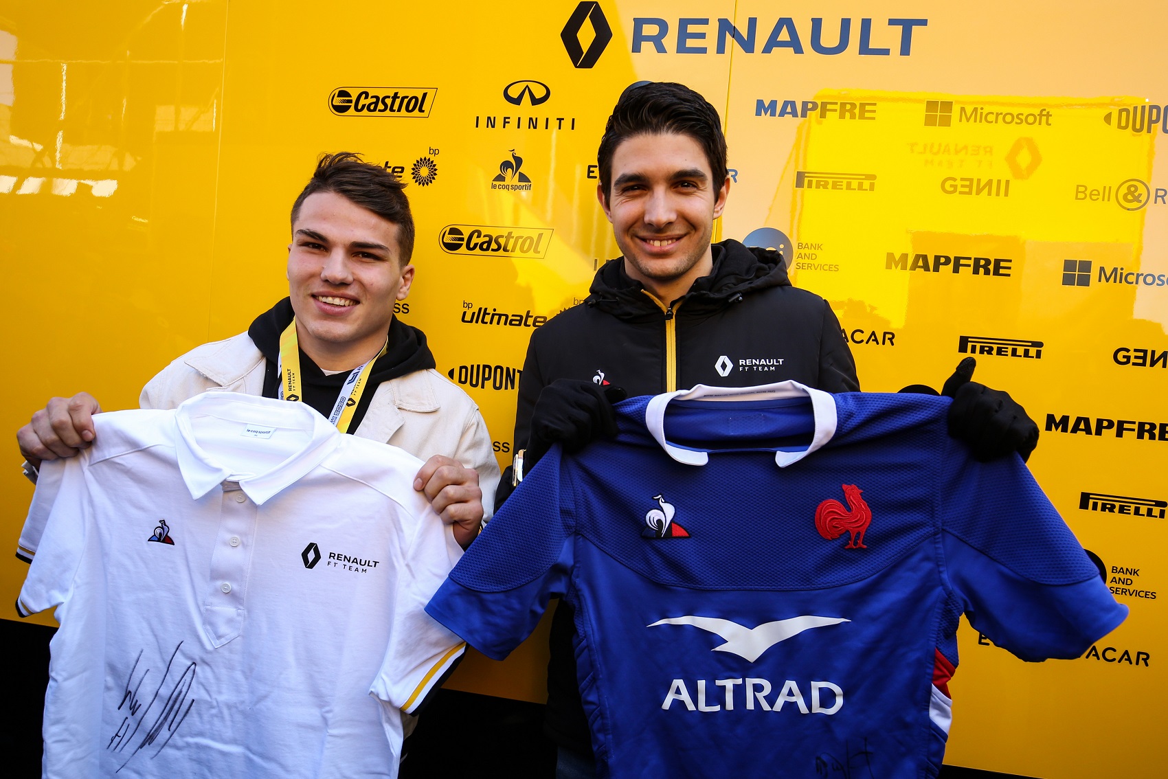 antoine dupont, esteban ocon