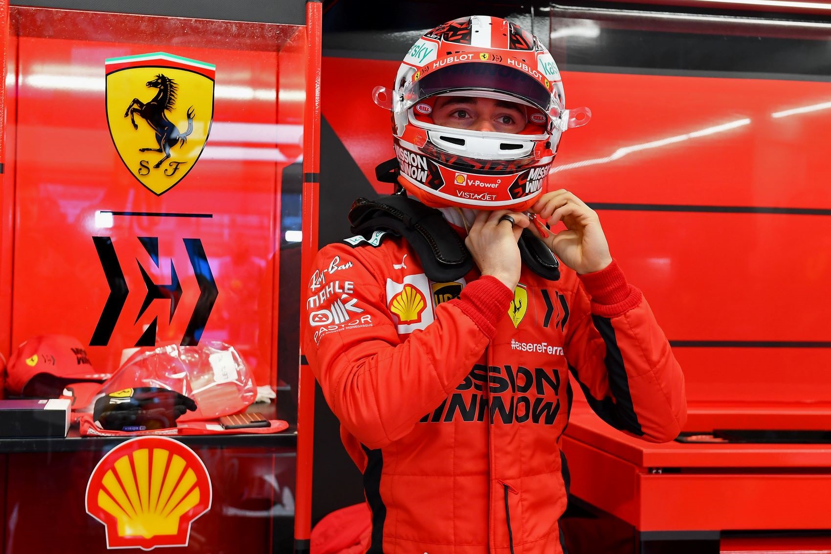 Charles Leclerc, Ferrari, racingline