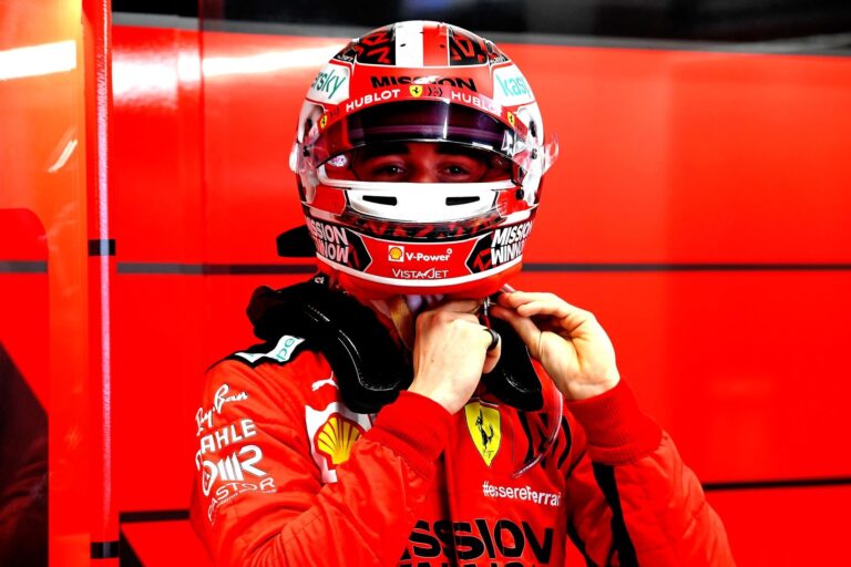 Charles Leclerc, Ferrari, racingline
