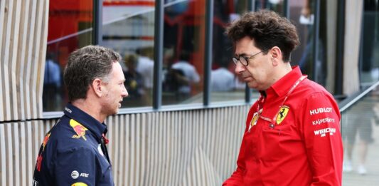 Mattia Binotto, Christian Horner, Ferrari, Red Bull, racingline