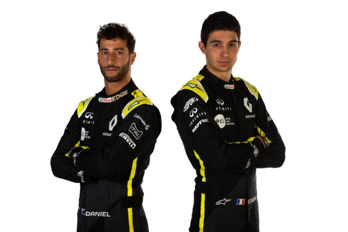 Daniel Ricciardo, Esteban Ocon