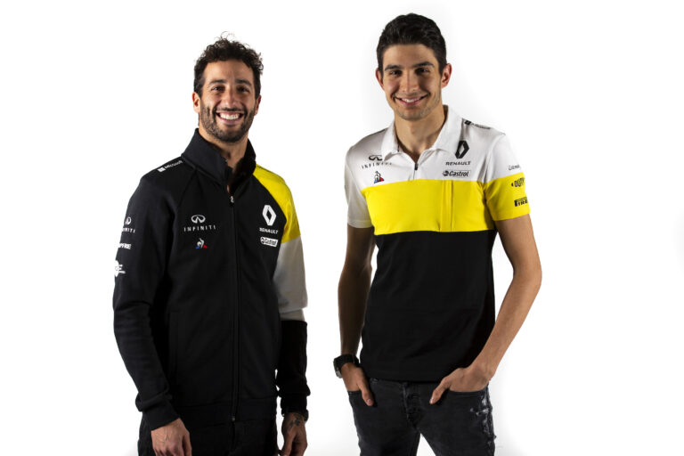 Daniel Ricciardo, Esteban Ocon