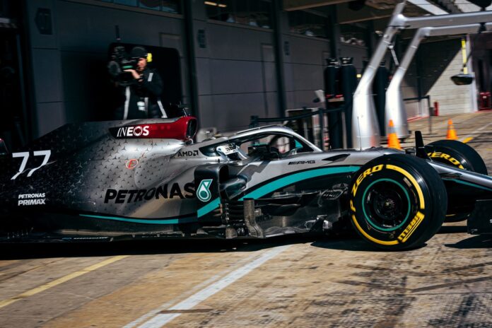 Valtteri Bottas, Mercedes, racingline