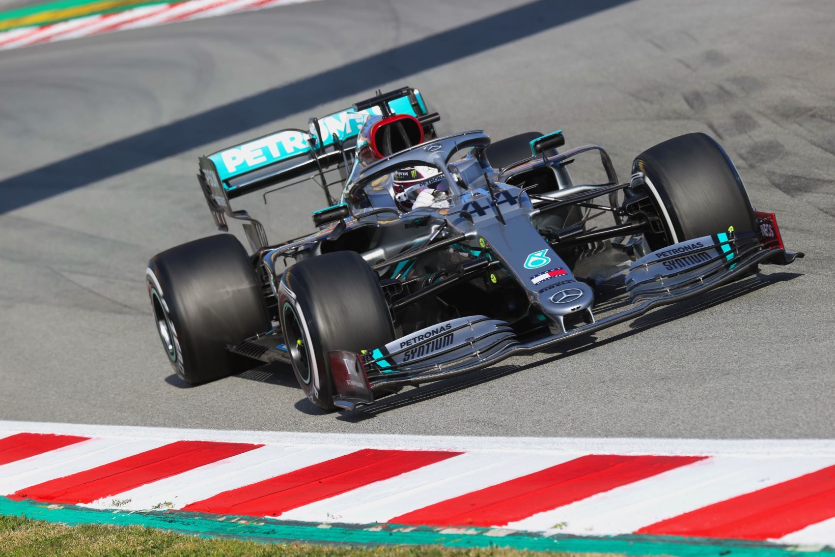 Lewis Hamilton, Mercedes, racingline