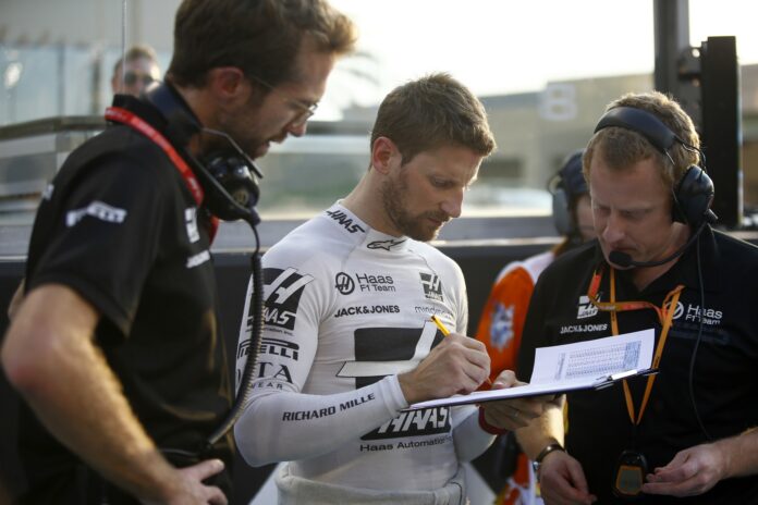 Grosjean, racingline