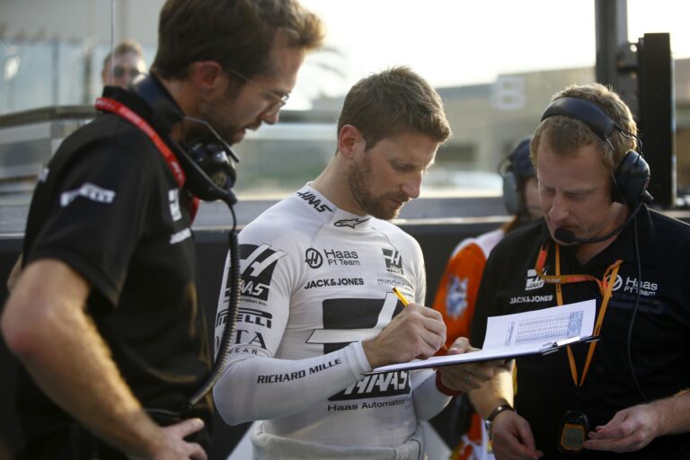 Grosjean, racingline