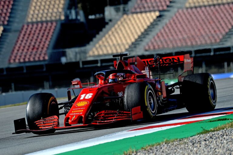 Charles Leclerc, Ferrari, racingline