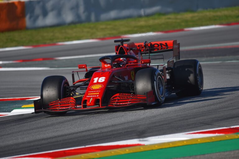 Charles Leclerc, Ferrari, racingline