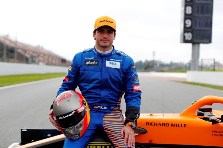 Carlos Sainz, McLaren, racingline
