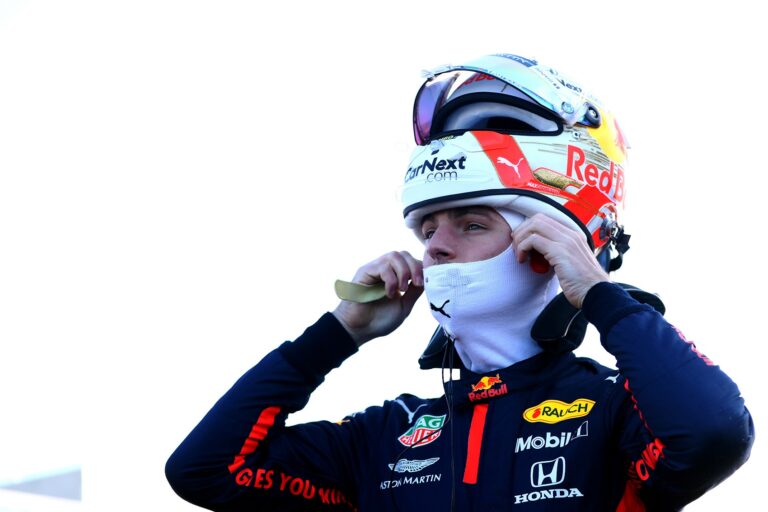 Verstappen, racingline