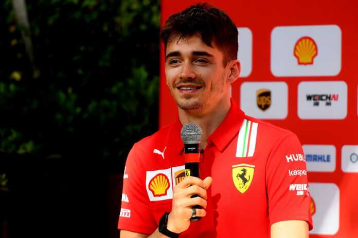 Charles Leclerc, Ferrari, racingline