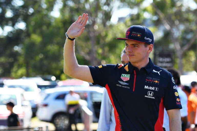 Verstappen, racingline