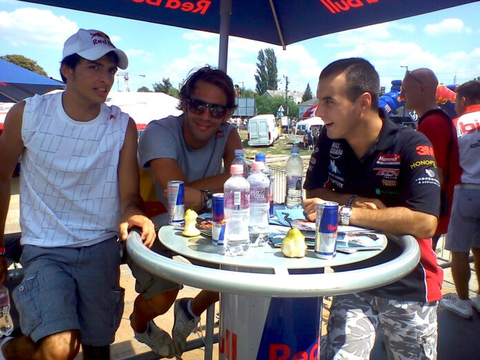 Sainz, Vergne, Kiss Pál Tomi, Red Bull Kart Fight