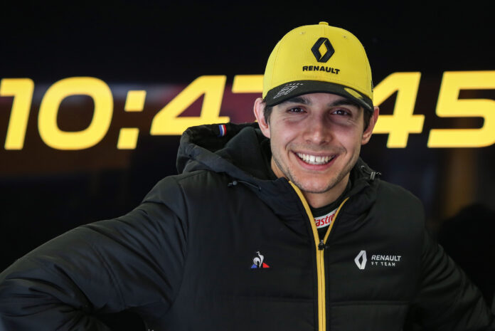 Esteban Ocon, Renault, racingline