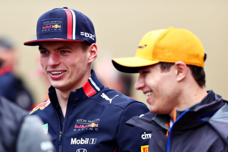 Max Verstappen, Lando Norris, racingline