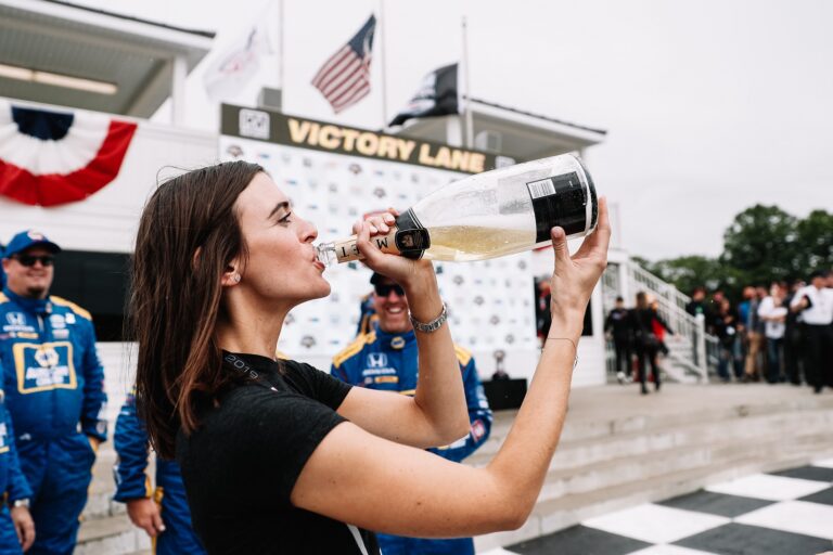 Gracie Norton, girlfriend of Alexander Rossi, IndyCar