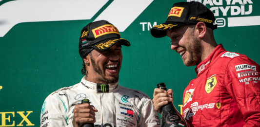 vettel, hamilton, racingline