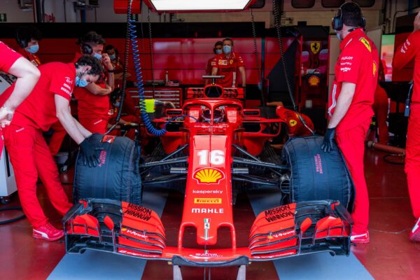 Charles Leclerc, Ferrari, racingline