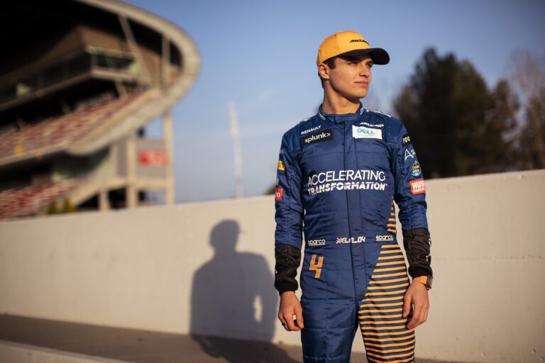 Lando Norris, McLaren, racingline