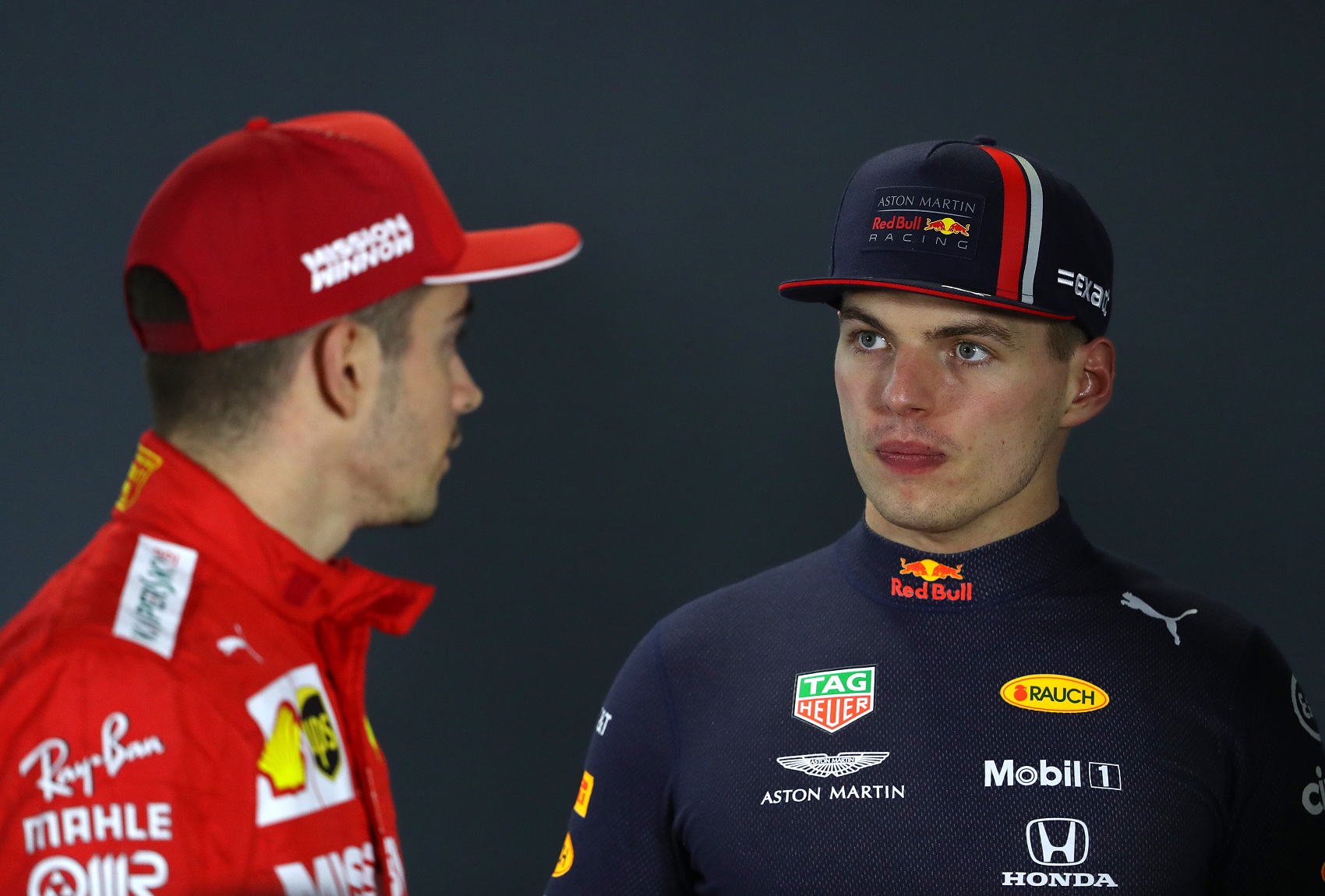 Charles Leclerc, Max Verstappen, racingline