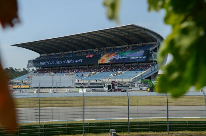 Hockenheimring, racingline