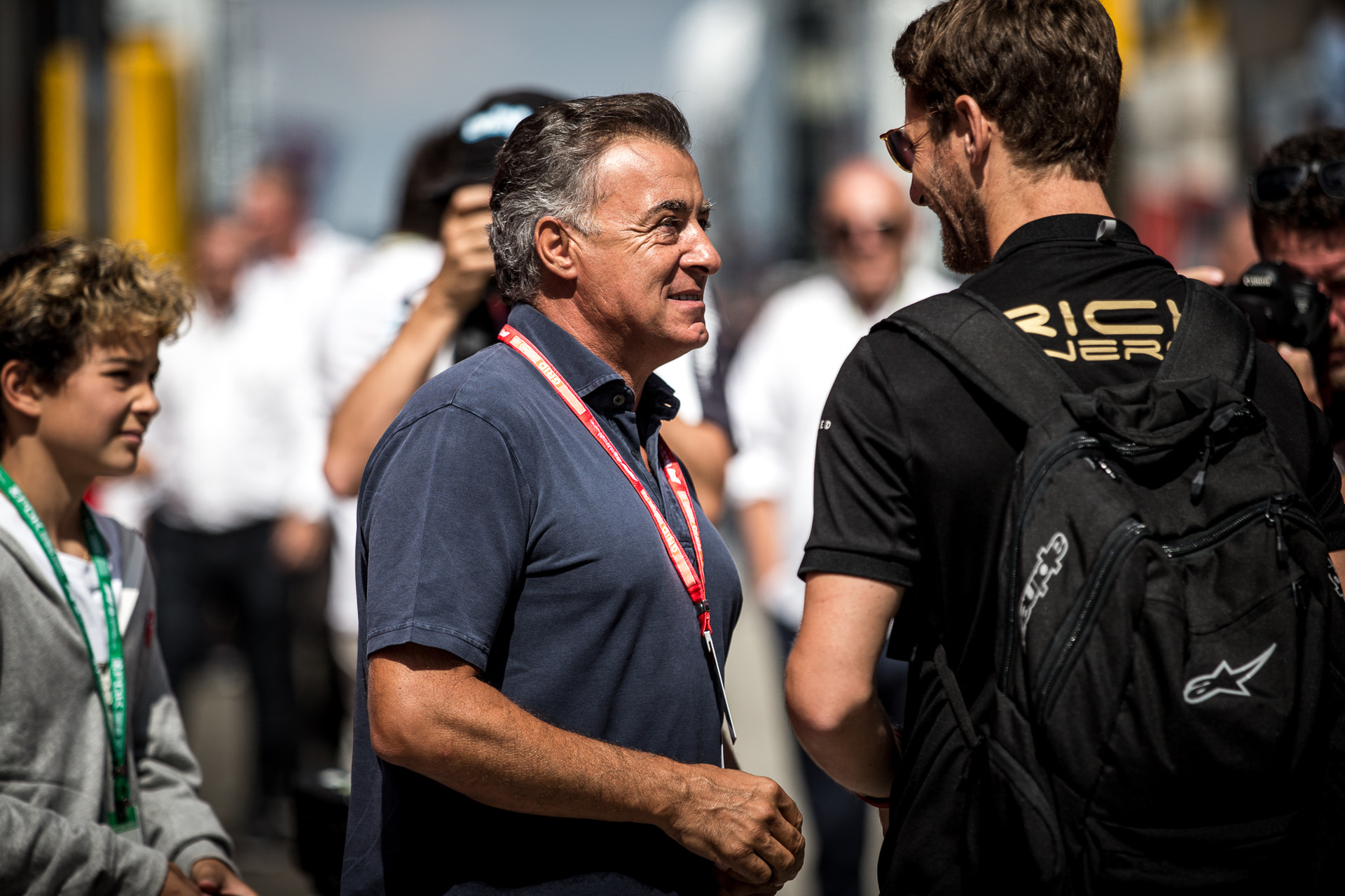 Alesi, racingline