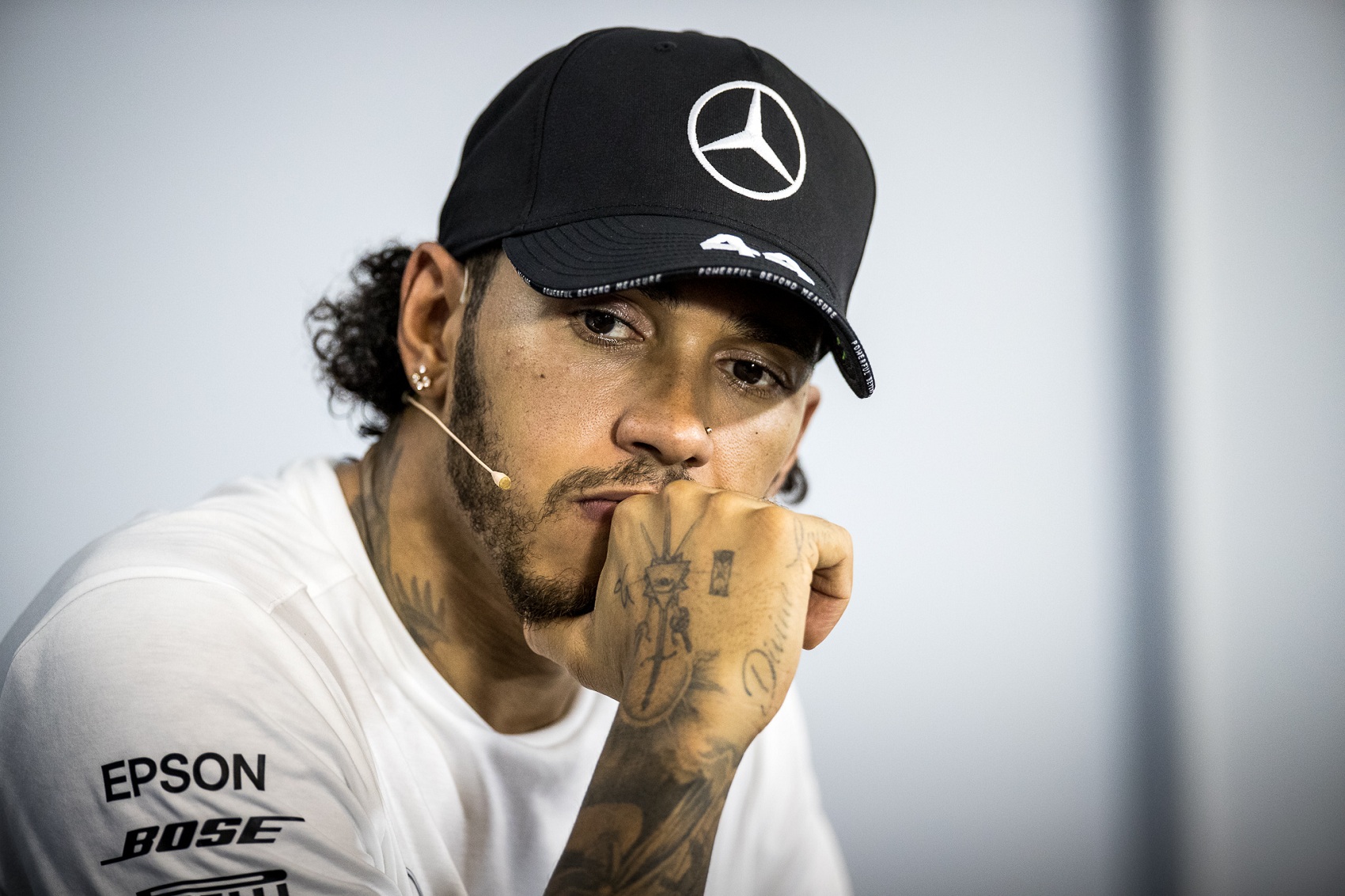 Lewis Hamilton, Mercedes, racingline