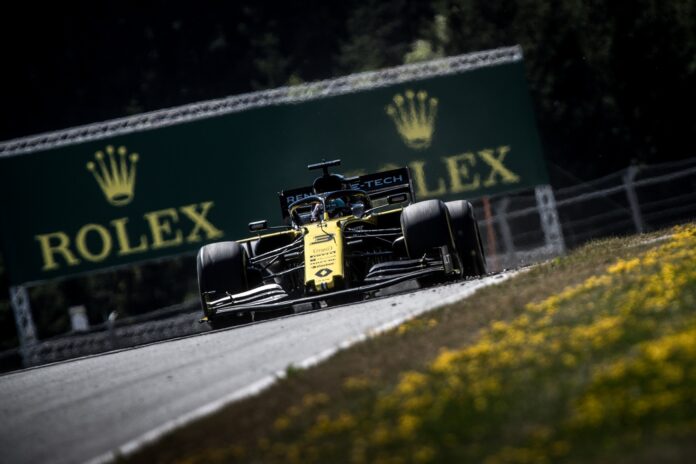 Daniel Ricciardo, Renault, racingline