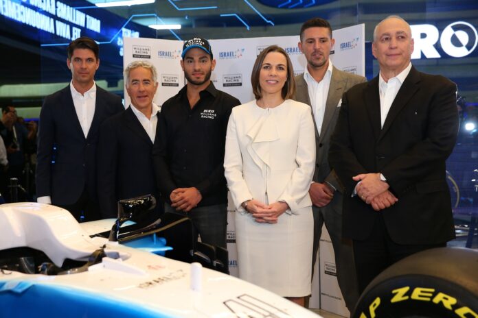 Gyarfas Olah, Roy Nissany, Sylvan Adams,, Claire Williams, Marc Harris, Nehemia Peres, racingline.hu