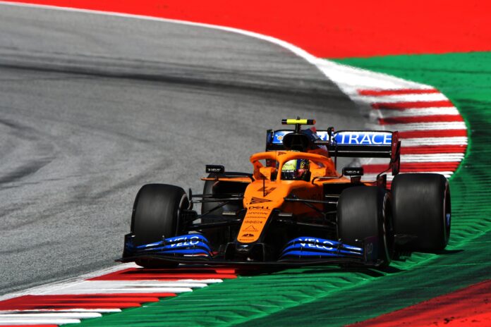 Lando Norris, McLaren, racingline