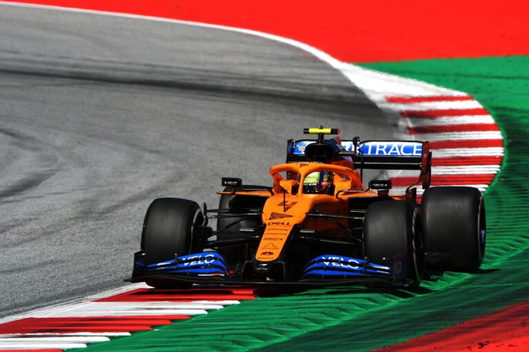 Lando Norris, McLaren, racingline