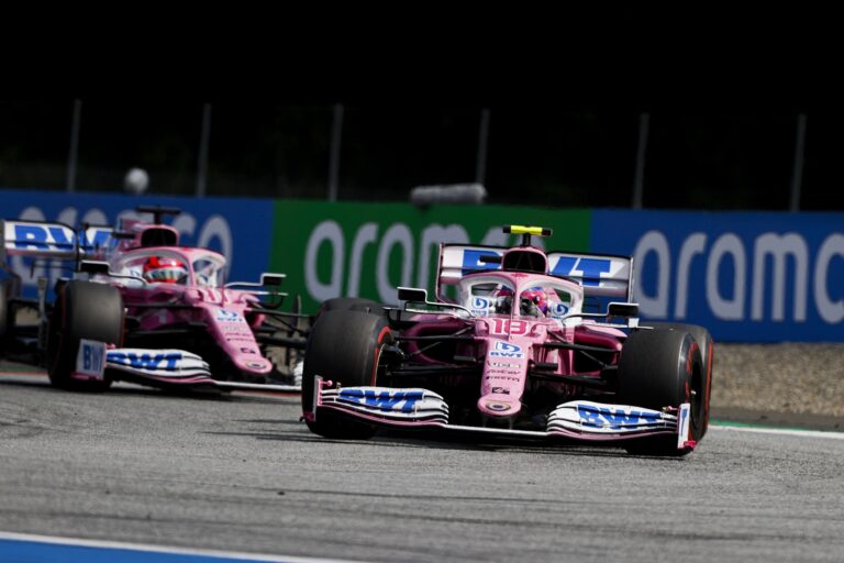 Sergio Perez, Lance Stroll, Racing Point, racingline