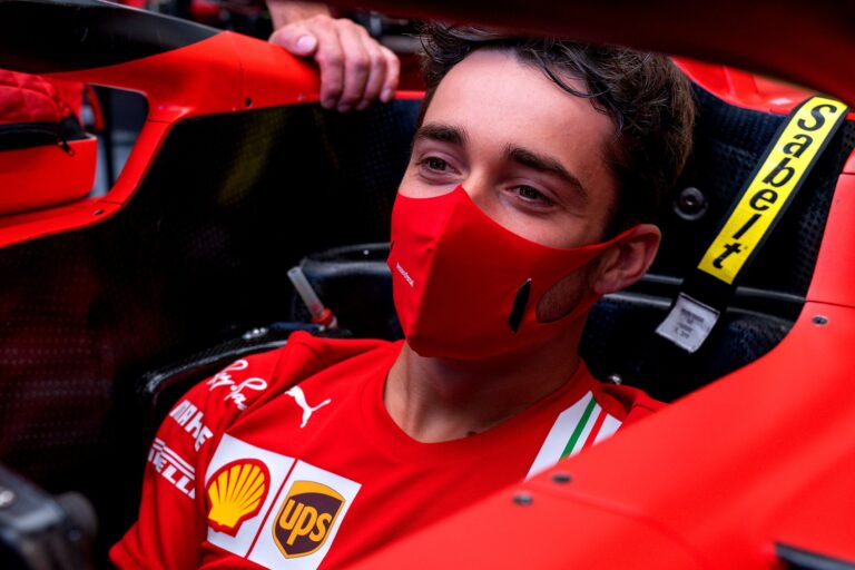 Charles Leclerc, Ferrari, racingline