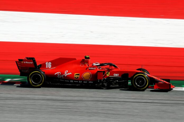 Charles Leclerc, Ferrari, racingline