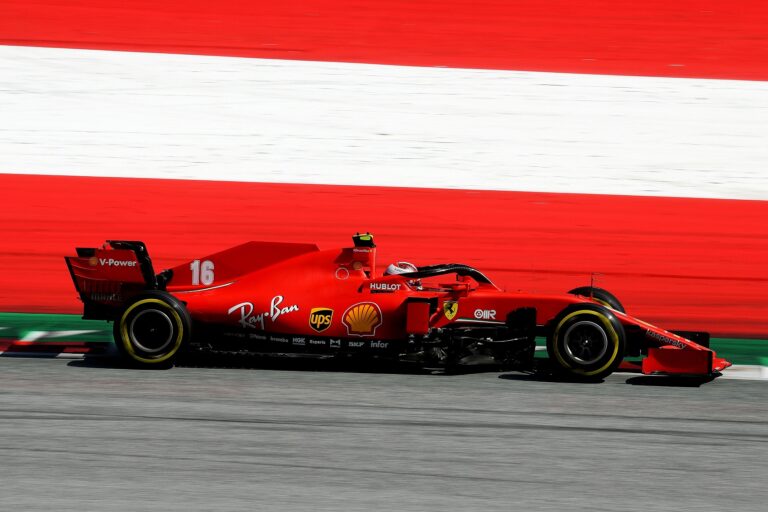Charles Leclerc, Ferrari, racingline