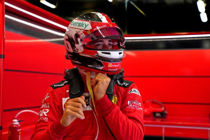 Charles Leclerc, Ferrari, racingline