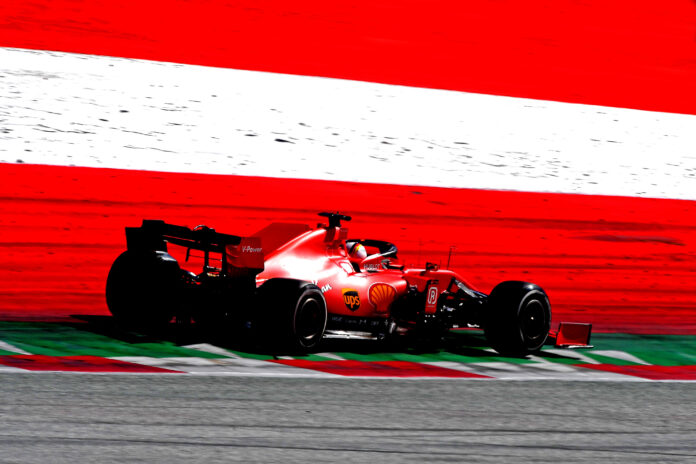 Sebastian Vettel, Ferrari, racingline