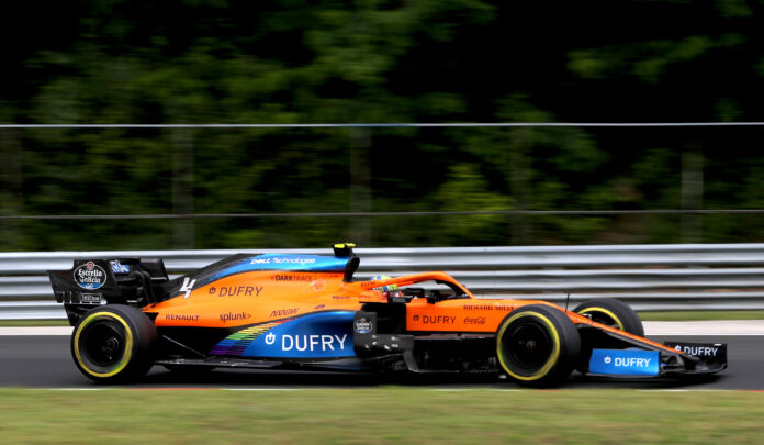 Lando Norris, McLaren, racingline