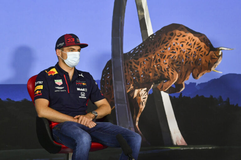 Verstappen, racingline