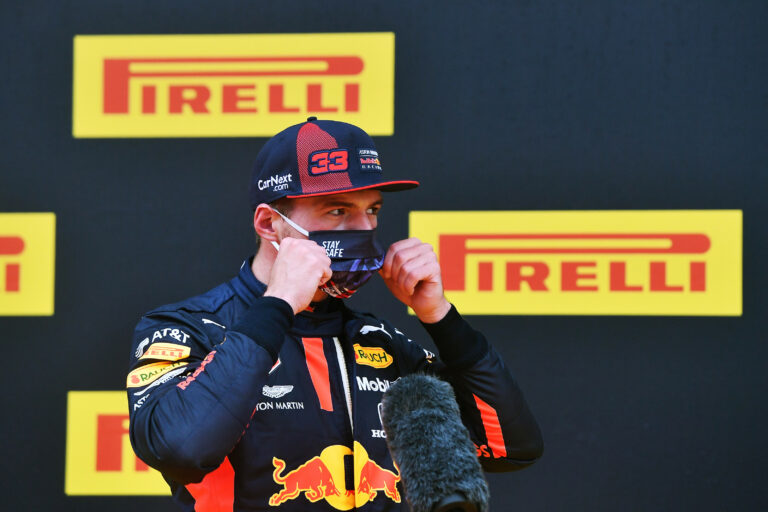 Verstappen, racingline