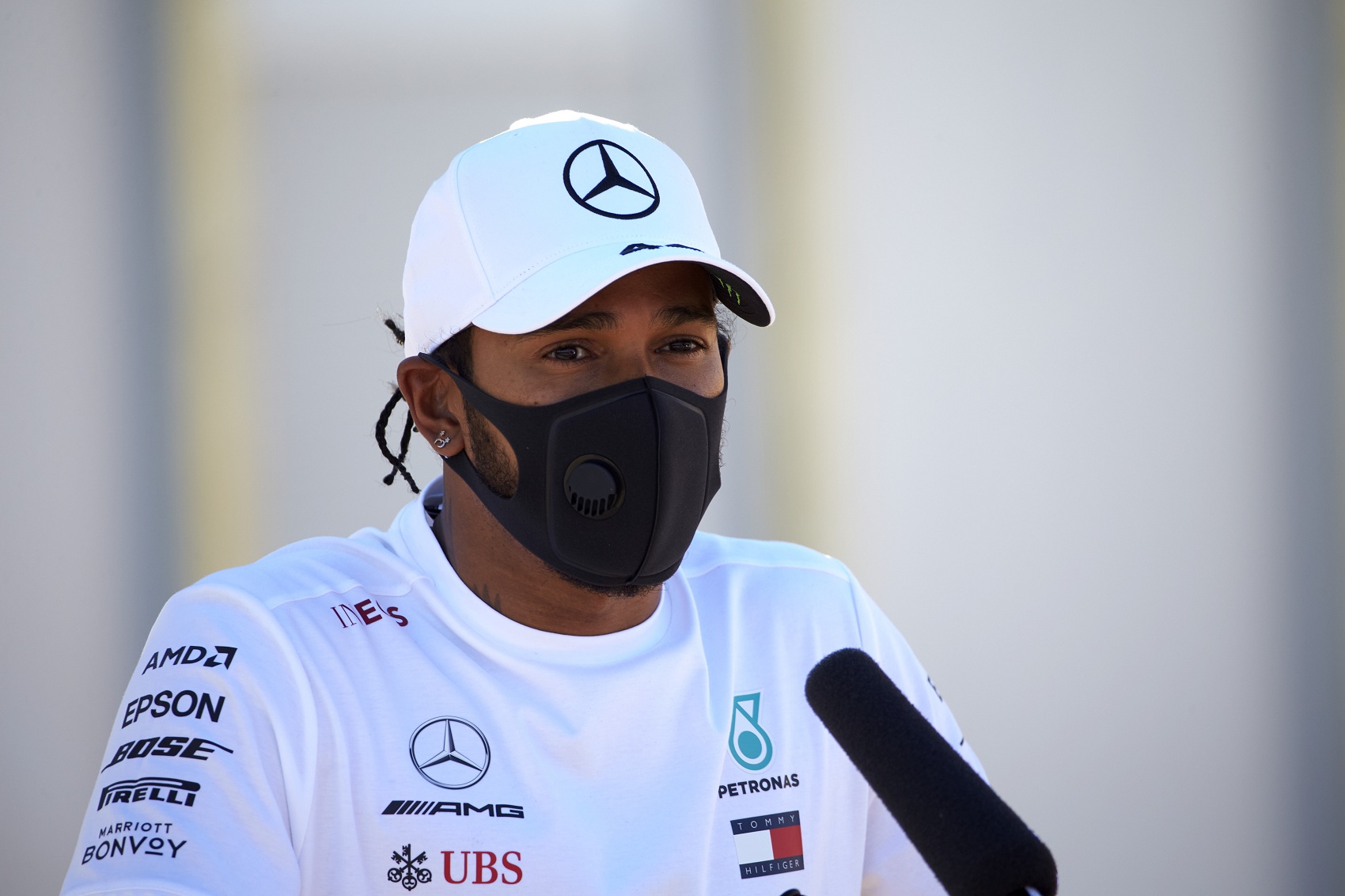Lewis Hamilton, Mercedes, racingline