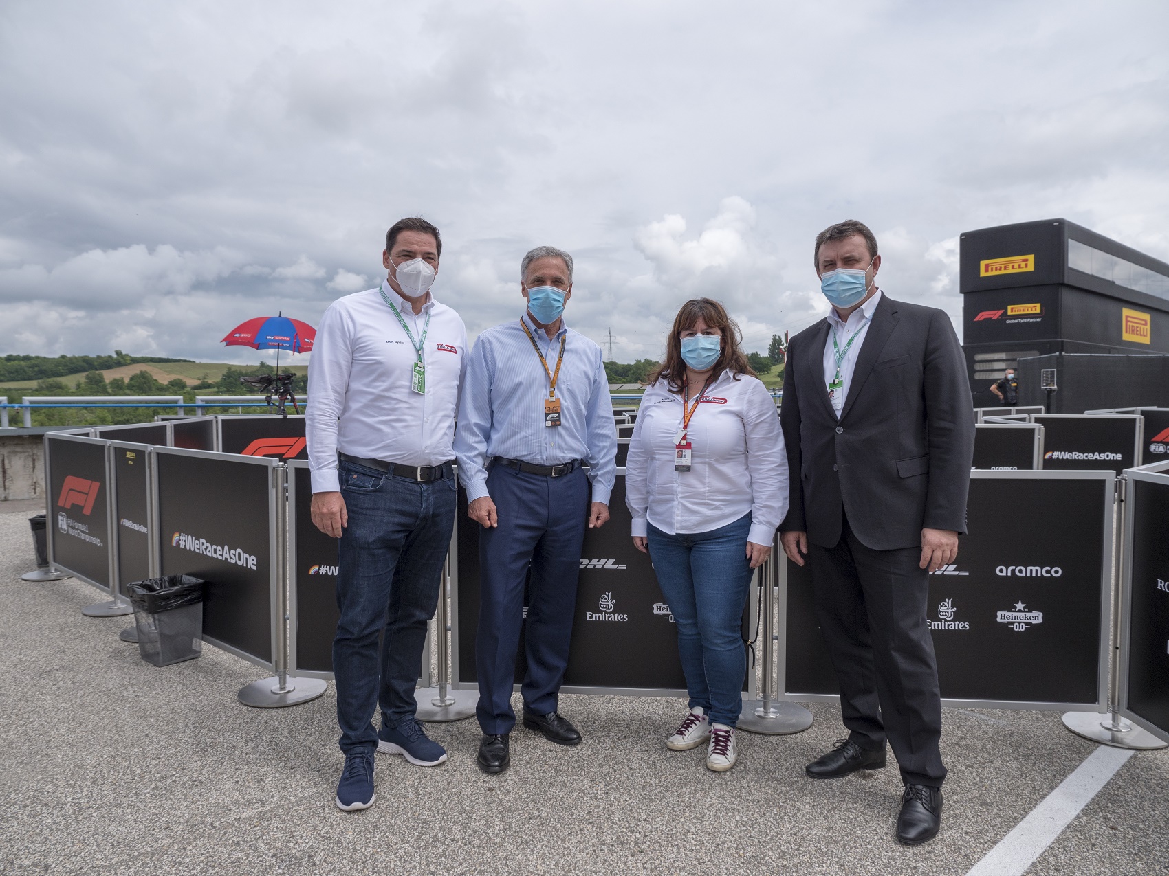Palkovics László Jean Todttal és Chase Carey-vel tárgyalt a Hungaroringen