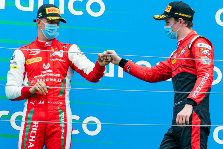 Mick Schumacher & Callum Ilott, Ferrari Driver Academy, F2, racingline