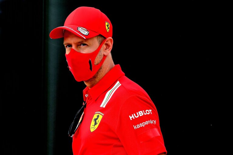 Sebastian Vettel, Ferrari, racingline