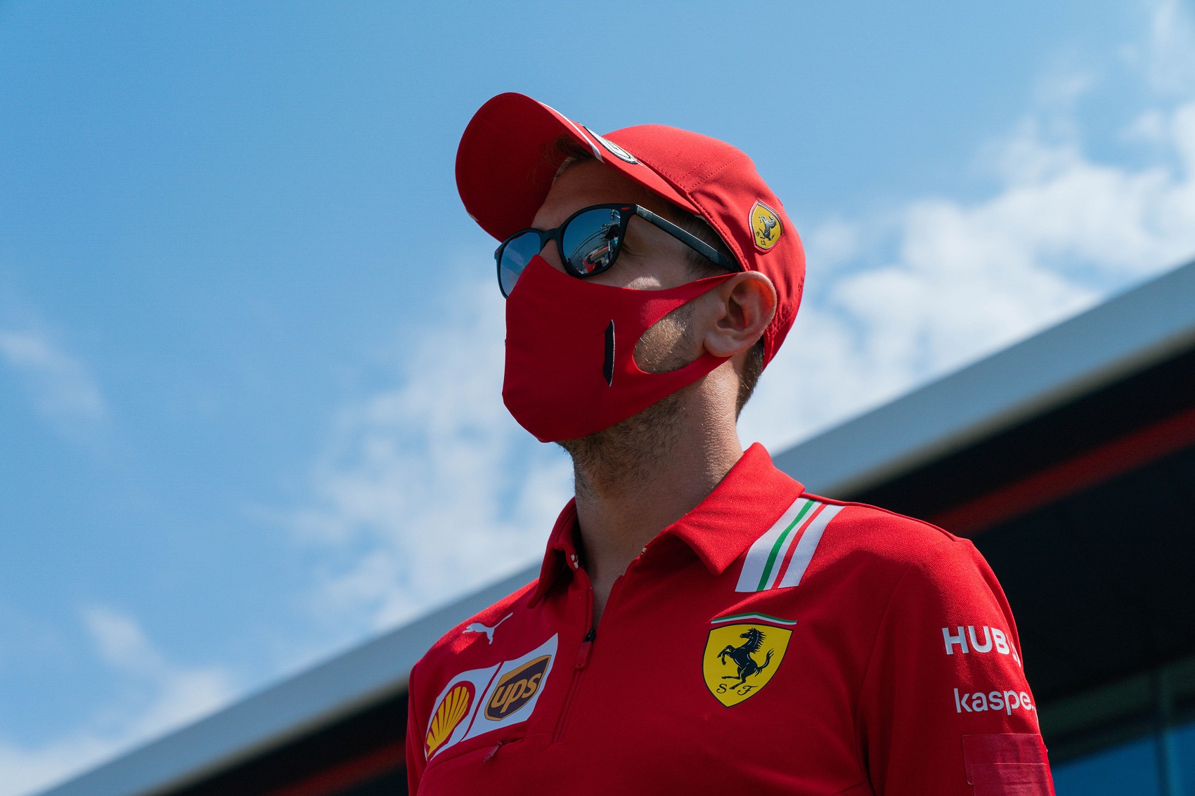 Sebastian Vettel, Ferrari, racingline