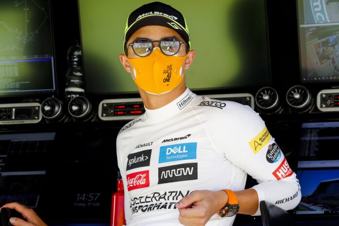 Lando Norris, McLaren, racingline